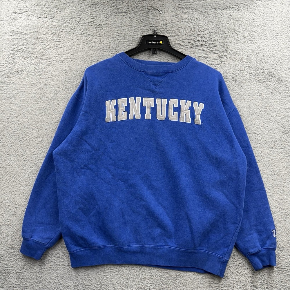 Vintage 90s Kentucky Wildcats Men XL College University UK Crewneck Sweatshirt